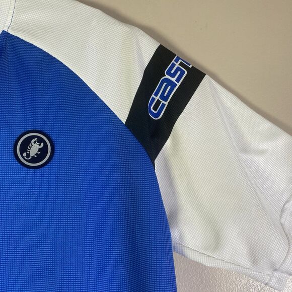 Castelli Blue Full Zip Cycling Jersey Size Large - Picture 3 of 16